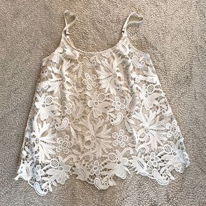CAbi XS Lace Tank Top